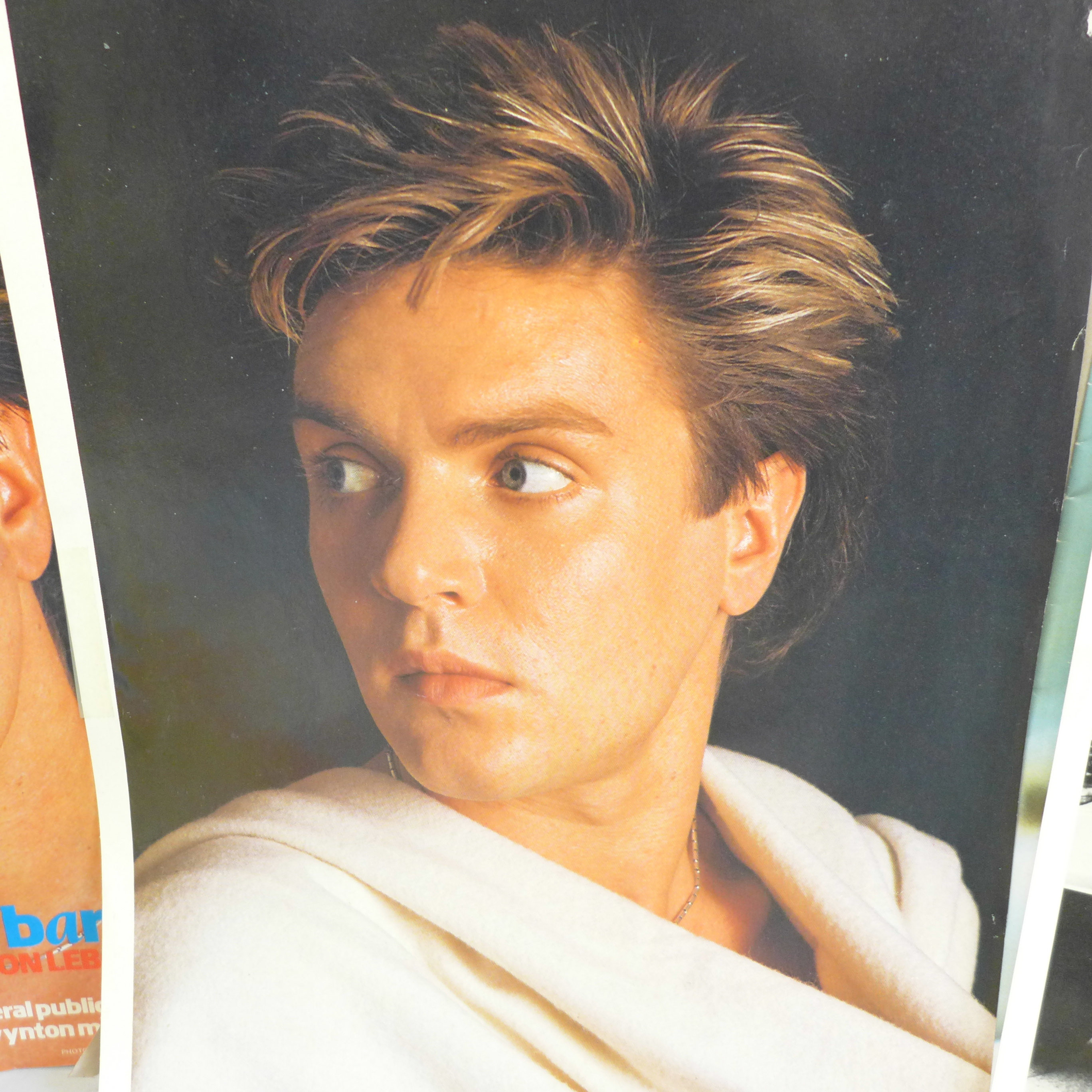 Duran Duran memorabilia including singles, posters, a book and fan club newsletters - Image 3 of 6