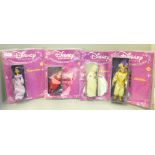 Four Disney Princesses in Porcelain figures by DeAgostini; Jasmine, Cinderella, Aladdin and Fairy