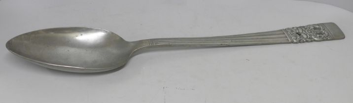 A Hampton Court pattern large oversized spoon, for shop display, 62cm