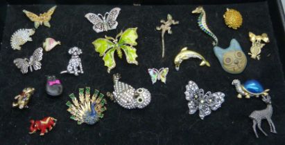Animal brooches