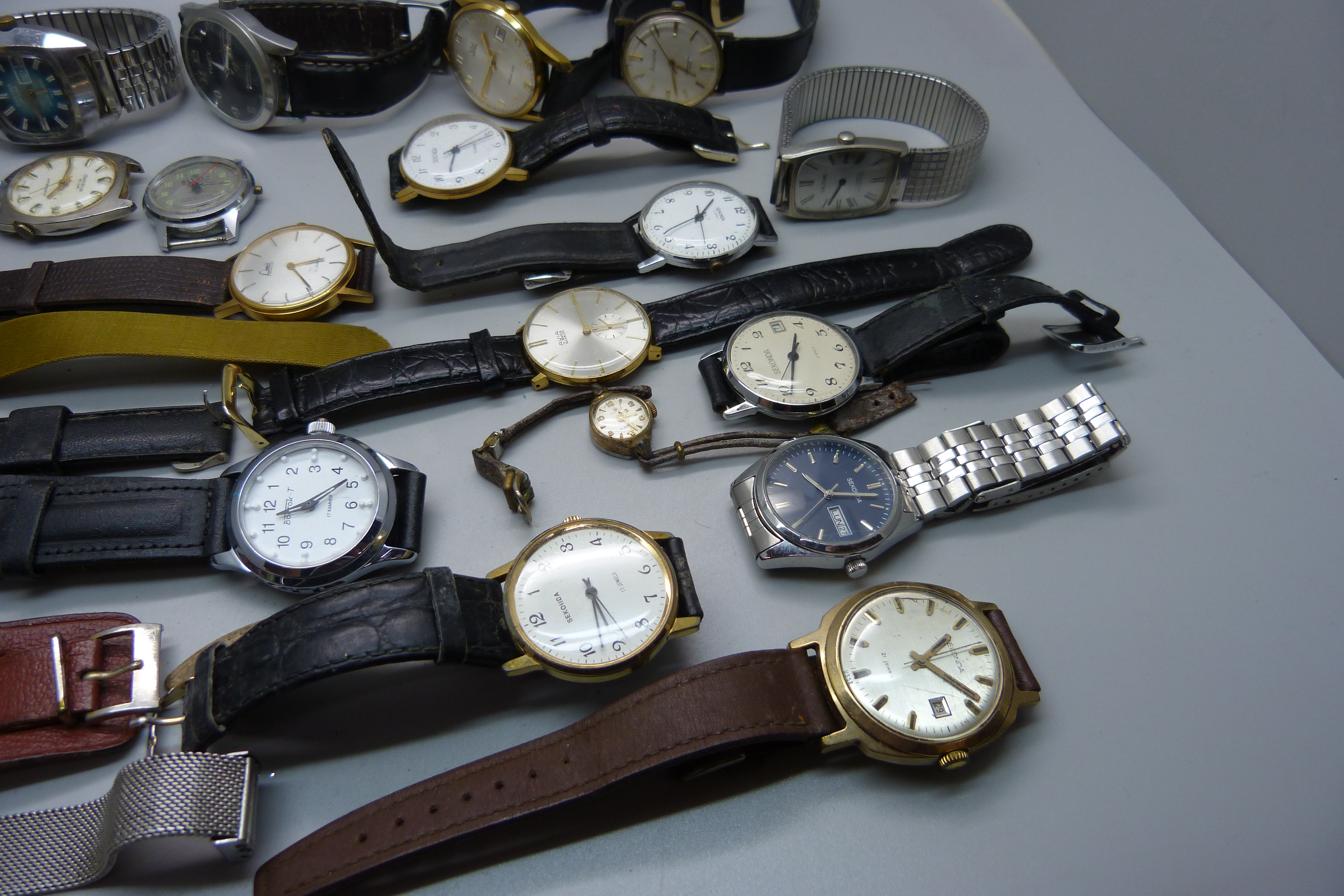 A collection of gentleman's wristwatches including Timex and Sekonda - Bild 4 aus 5