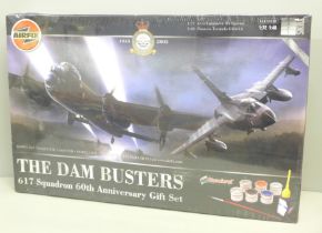 An Airfix Lancaster and Tornado Dambusters 617 Squadron 60th Anniversary set, sealed