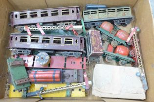 A collection of Hornby O gauge model rail, a/f