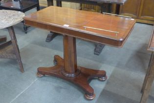 A Regency mahogany metamorphic reading table
