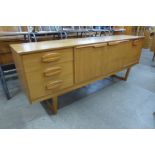 A teak sideboard