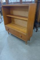 A small teak bookcase