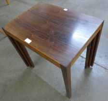 A Danish rosewood nest of tables, CITES A10 no. 23GBA10MCAB1S