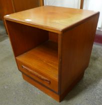 A G-Plan Fresco teak bedside table