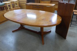 An Archie Shine rosewood extending dining table, designed by Robert Heritage, CITES A10 no.