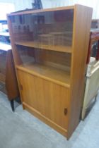 A teak bookcase