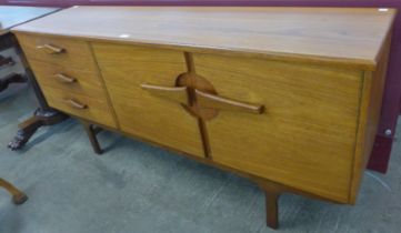 A teak sideboard