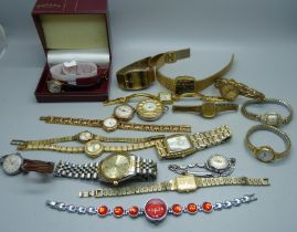 Assorted watches including Rotary, etc.