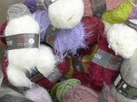 A collection of Bergere de France, crafting and knitting yarn, total weight 2.5kg