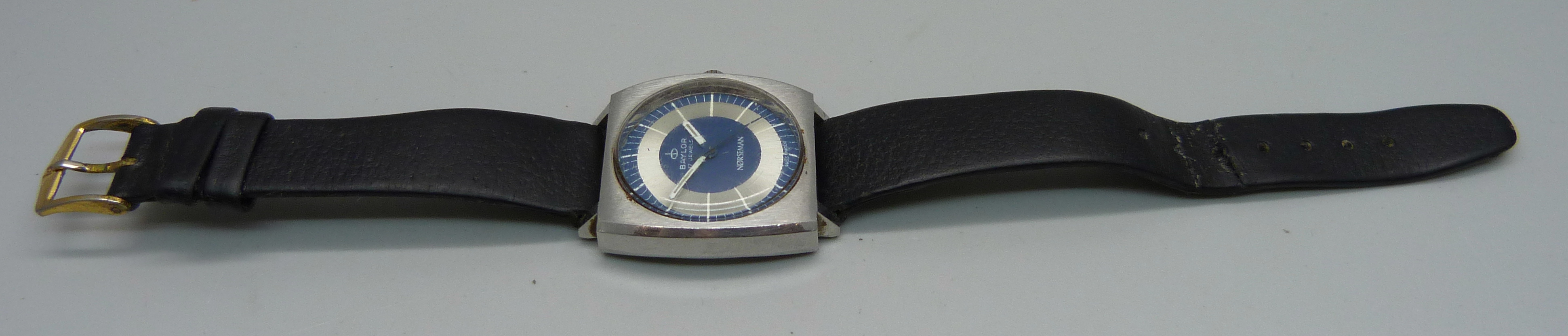 A 1970's Baylor Norseman, Swiss made, 17 jewel movement wristwatch - Image 7 of 7