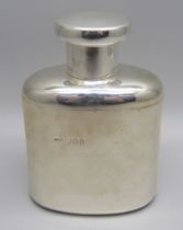 A silver travel perfume bottle, London 1920, 95g