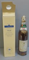 One bottle, Carriere Cognac VSOP, boxed **PLEASE NOTE THIS LOT IS NOT ELIGIBLE FOR POSTING AND