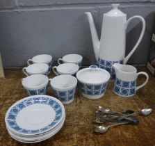 A Royal Tuscan Charade coffee service **PLEASE NOTE THIS LOT IS NOT ELIGIBLE FOR POSTING AND