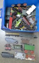 Model railway and vehicles, metal and plastic, spares, etc.