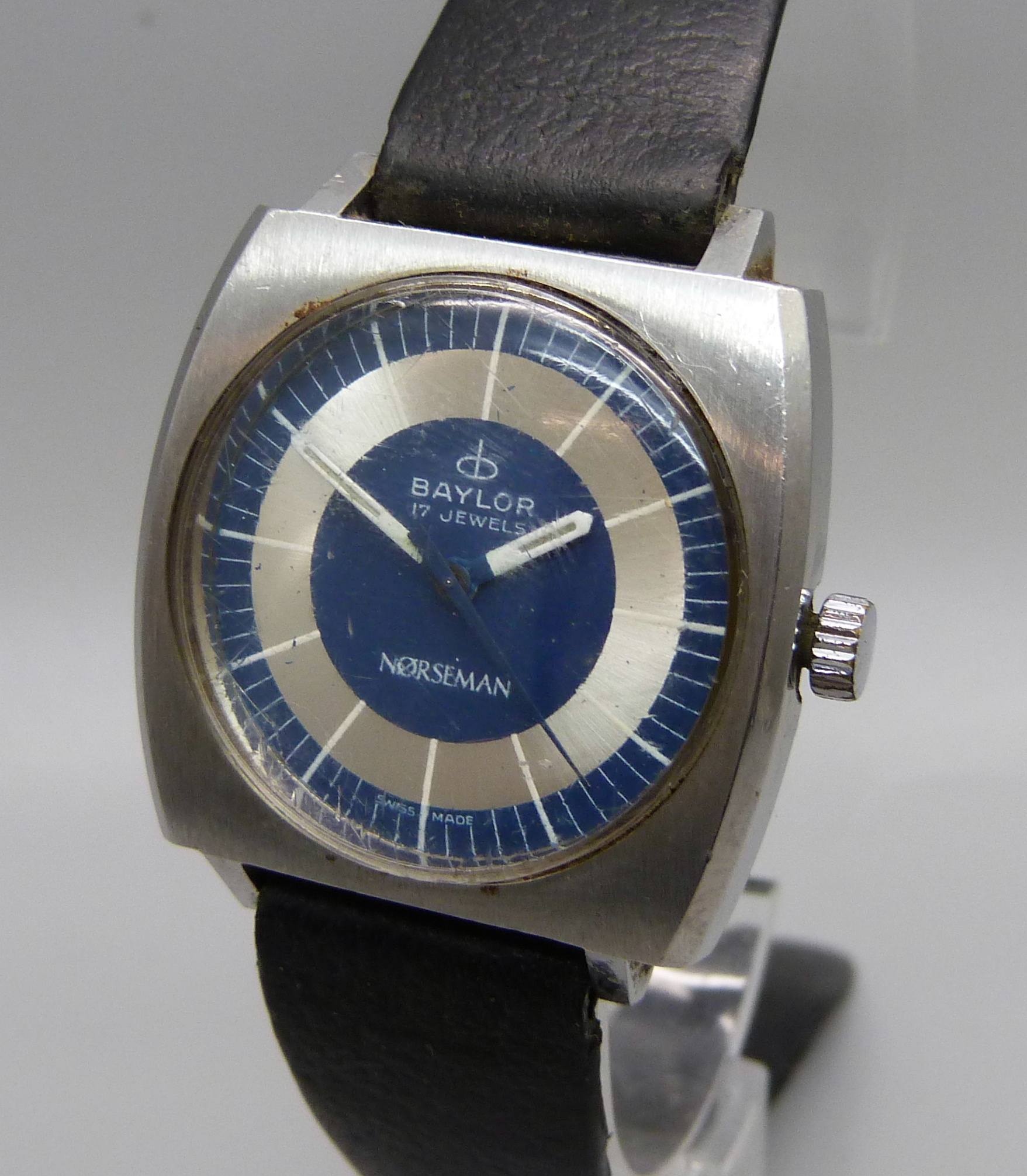 A 1970's Baylor Norseman, Swiss made, 17 jewel movement wristwatch - Image 3 of 7