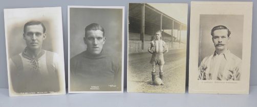 Football postcards, Sheffield Wednesday pre-1939 players, RP Jack Brown by Furniss, Lewis Bedford