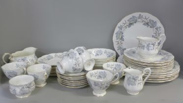 A Royal Albert silver maple teaset and dinnerwares **PLEASE NOTE THIS LOT IS NOT ELIGIBLE FOR