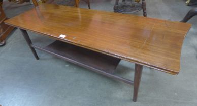 A Fyne Ladye teak coffee table, designed by Richard Hornby