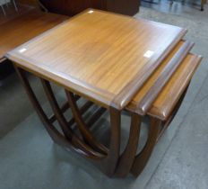 A G-Plan Astro teak nest of tables