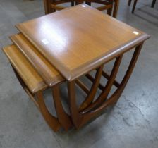 A G-Plan Astro teak nest of tables