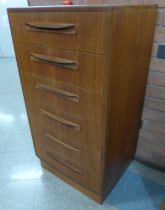 A G-Plan Fresco teak chest of drawers