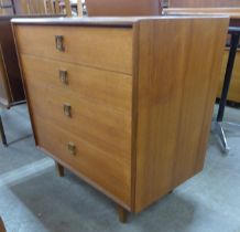 A G-Plan Form-5 teak chest of drawers