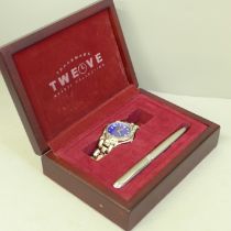 A 'Twelve' gentleman's wristwatch and pen set, boxed