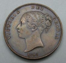 A Queen Victoria 1849 penny