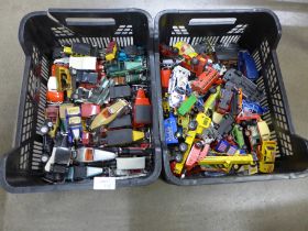Two boxes of die-cast model vehicles, Matchbox Models of Yesteryear **PLEASE NOTE THIS LOT IS NOT