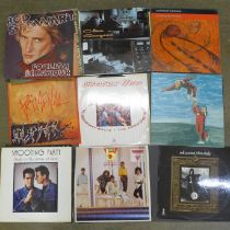 A collection of 1980s and 1990s LP records and 12" singles including Alison Moyet, George Benson,