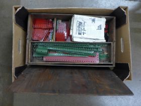 A box of mixed Meccano **PLEASE NOTE THIS LOT IS NOT ELIGIBLE FOR POSTING AND PACKING**