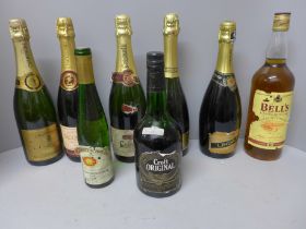 Champagne, sparkling wines, whisky and wine including Carpentier and Jacquart **PLEASE NOTE THIS LOT