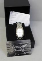 An Amadeus gentleman's wristwatch, boxed