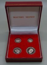 An Edward VIII 1936 silver Maundy money set