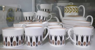 A Susie Cooper Corinthian dinner and tea set **PLEASE NOTE THIS LOT IS NOT ELIGIBLE FOR POSTING