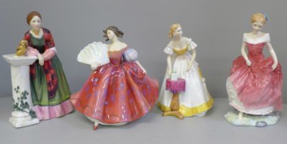Four Royal Doulton ladies including limited edition Florence Nightingale