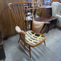 An Ercol Golden Dawn beech Windsor armchair