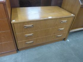 A G-Plan Fresco teak chest of drawers