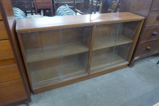 A teak bookcase