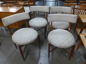 A set of four G-Plan Fresco teak dining chairs