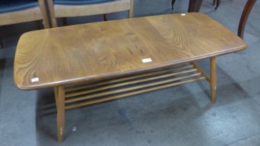 An Ercol Blonde elm and beech 459 model Windsor coffee table
