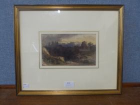 William Fleetwood Varley (1785-1856), landscape, watercolour, unsigned, framed