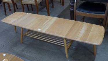 An Ercol Blonde ash 456 model Windsor extending coffee table