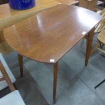 A teak side table