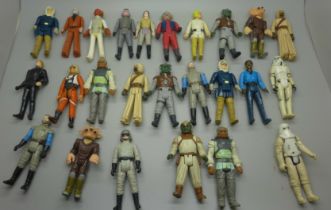 A bag of Star Wars figures
