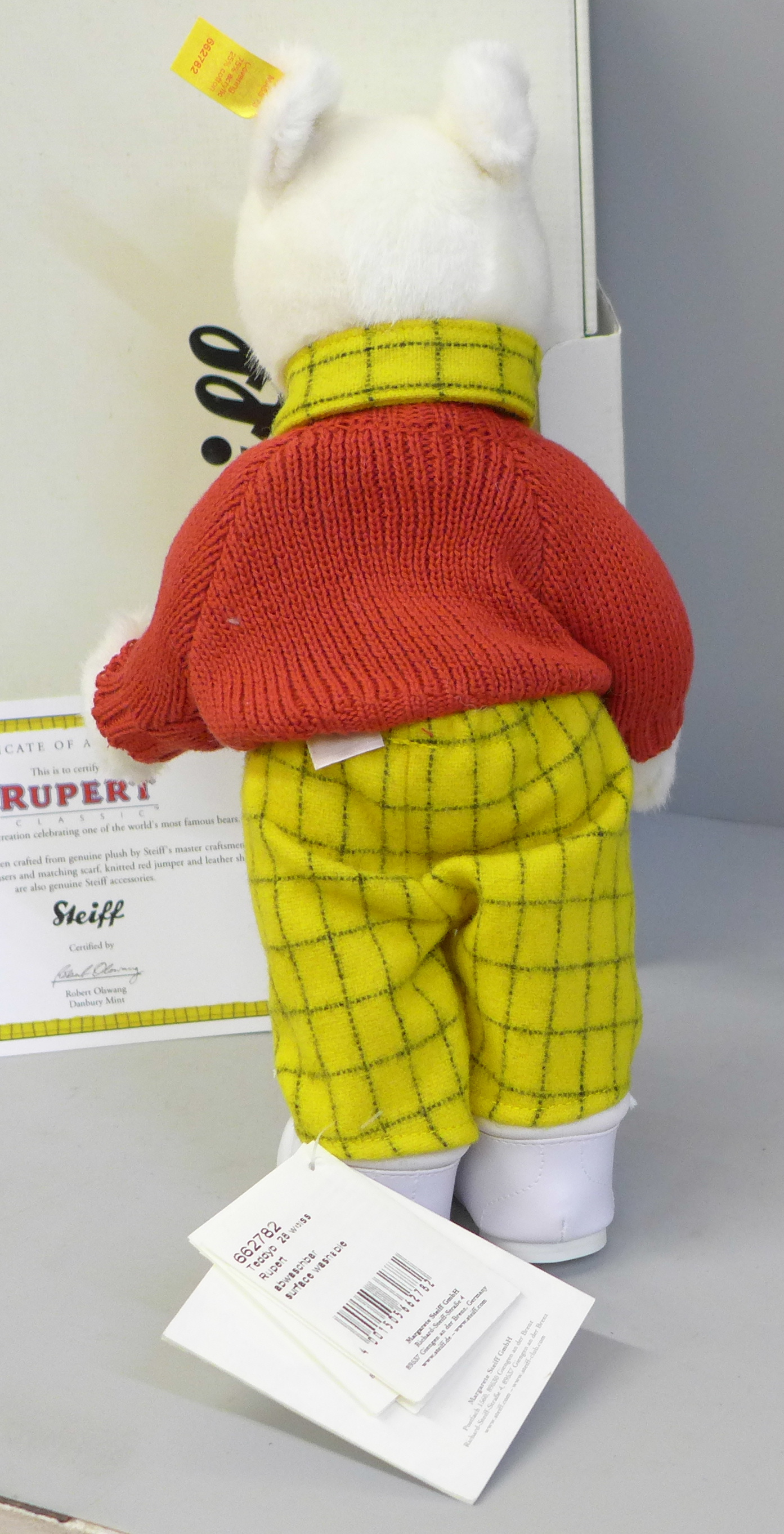 A Steiff Rupert Bear, limited edition, boxed - Bild 4 aus 4